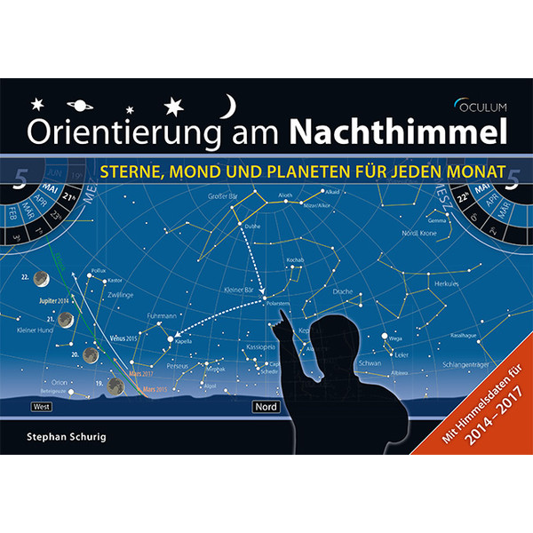 Oculum Verlag Sterrenkaart Orientierung am Nachthimmel (Duits)