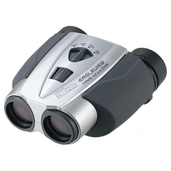 Nikon Zoom verrekijker Eagleview 8-24x25 CF, silver