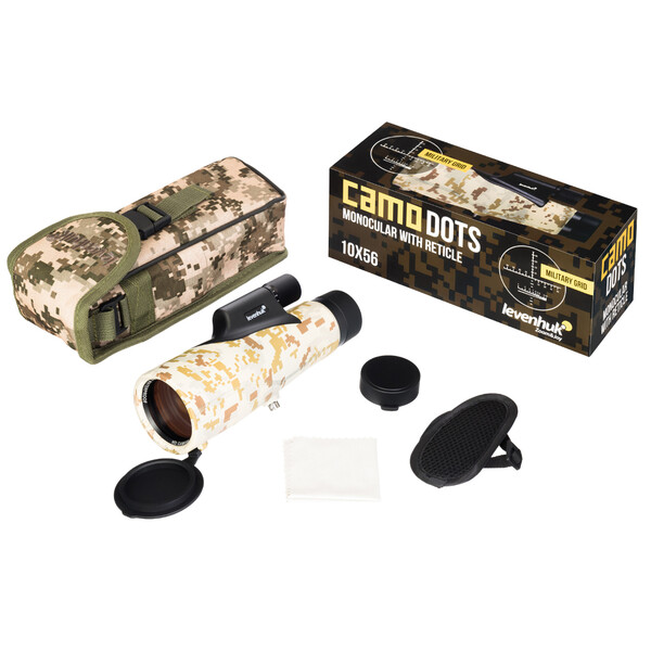 Levenhuk Monoculair Camo Dots 10x56