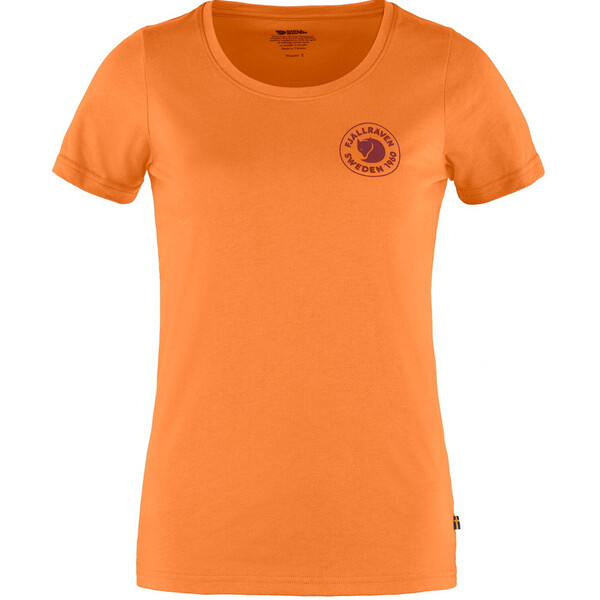 Fjällräven 1960 Logo T-shirt W, 206 Spicy Orange, XS