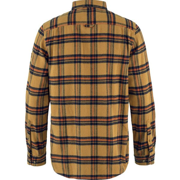 Fjällräven Övik Heavy Flannel Shirt M, 232-215 Buckwheat Brown-Autumn Leaf, L