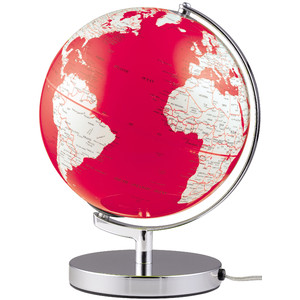 TROIKA Globe Terra Red Light 25cm