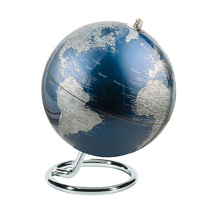 TROIKA Mini globe Galilei Lightblue 13cm