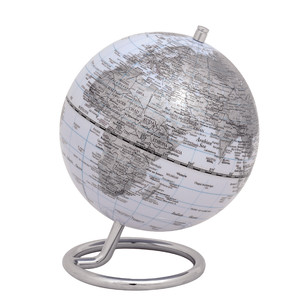 TROIKA Mini globe Galilei White 13cm