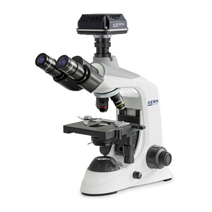 Kern Microscoop Digitalmikroskop-Sets, OBE 134C825, HF, digital, 1,25 Abbe-Kondensor, fix, USB 2.0, 40x-1000x, DIN, Dl, 3W LED, 5,1 MP