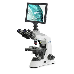 Kern Microscoop Digitalmikroskop-Sets, OBE 134T241, digital, 1,25 Abbe-Kondensor, fix, USB 2.0, 40-1000x, 3W LED, 5 MP, Tablet