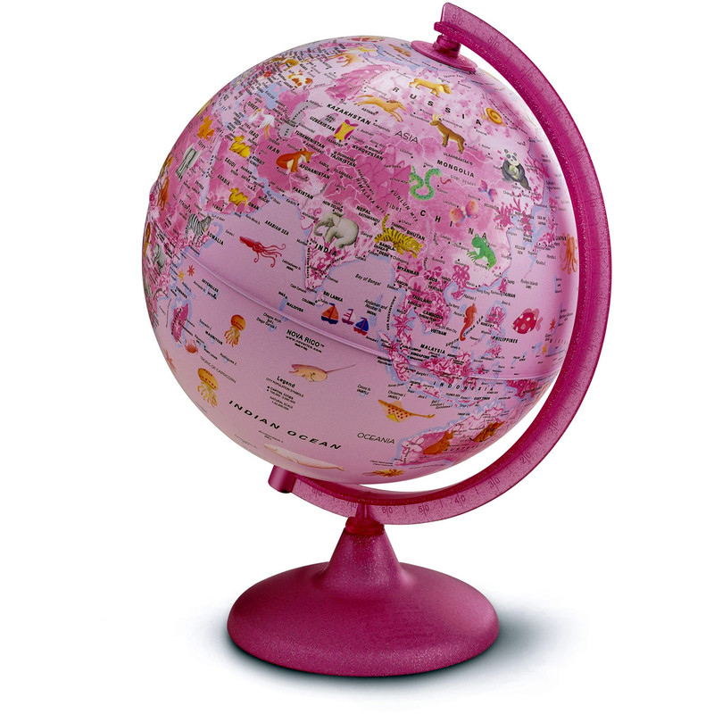 Räthgloben Kinderglobe roze 25cm