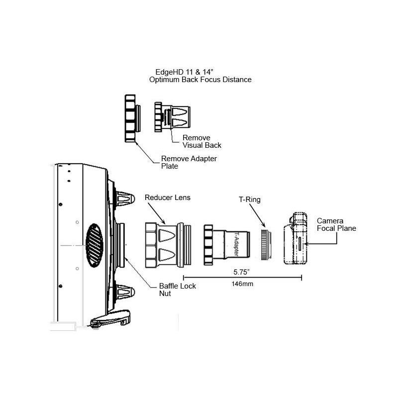 Celestron 0,7 Brennweitenreduzierer für 14'' Edge HD