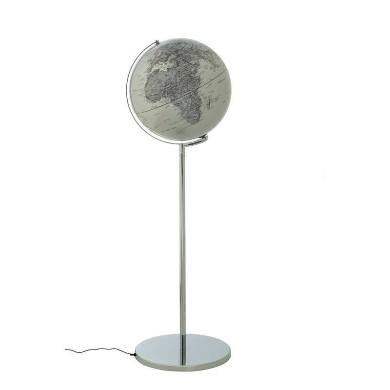 TROIKA Staande globe Sojus Silver 43cm