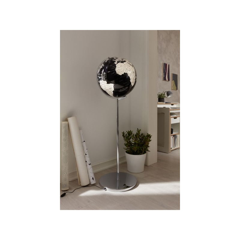 TROIKA Staande globe Sojus Black 43cm