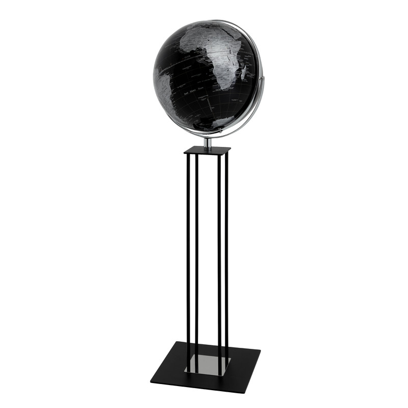 TROIKA Staande globe Worldtrophy Black 43cm