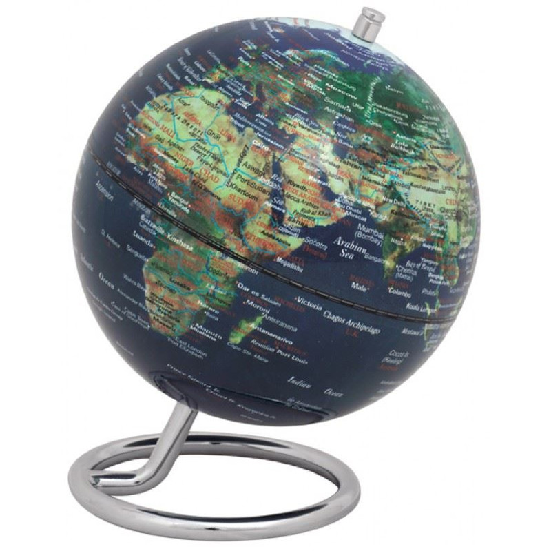 TROIKA Mini globe Galilei Physical No 2 13cm