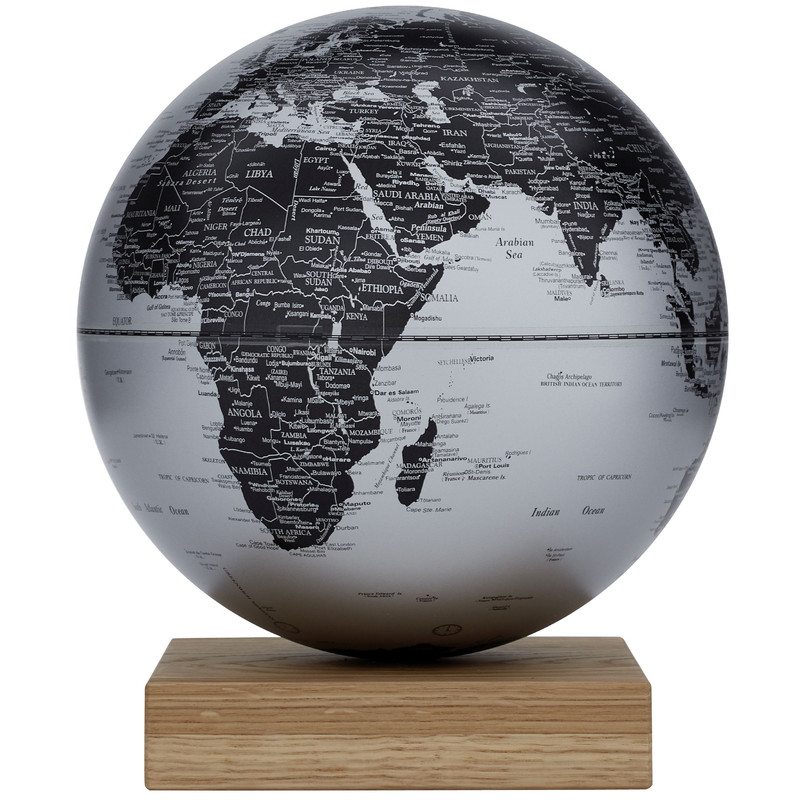 TROIKA Globe Platon Oak Matt Silver 25cm