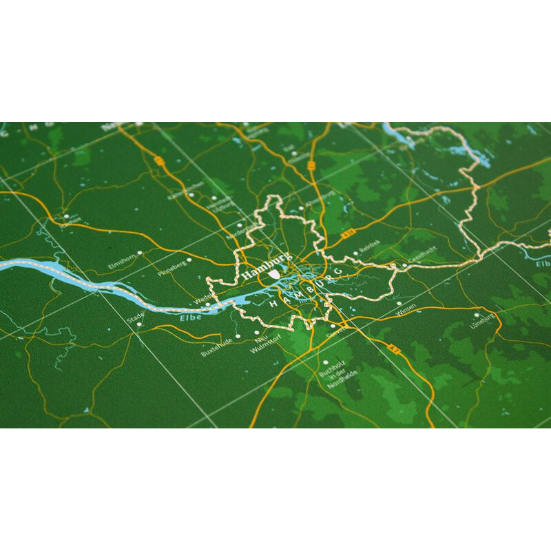 Marmota Maps Kaart Deutschlandkarte Mountain Green