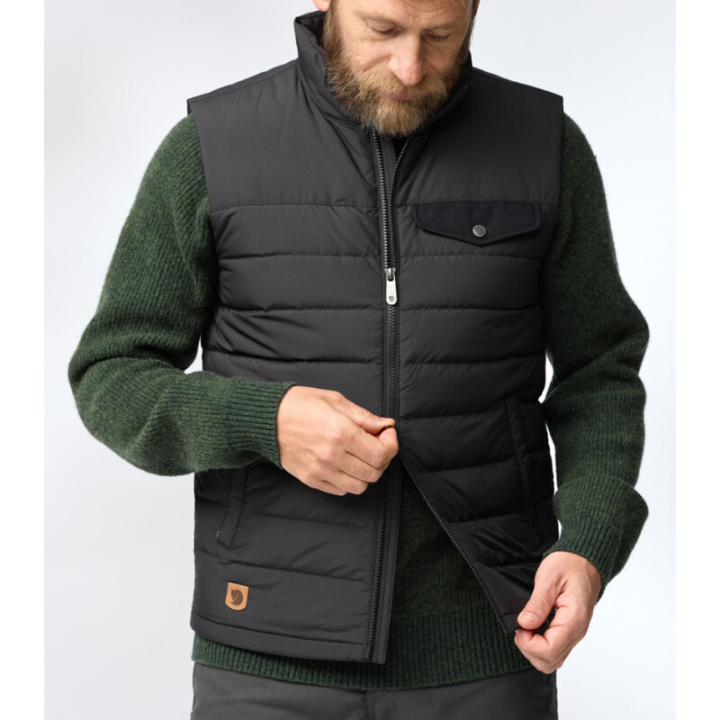 Fjällräven Greenland Down Liner Vest M, 550 Black, Gr. M