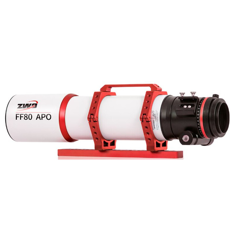 ZWO Telescoop FF80 AP 80/600 Quadruplet mit AM3 und Carbon Stativ