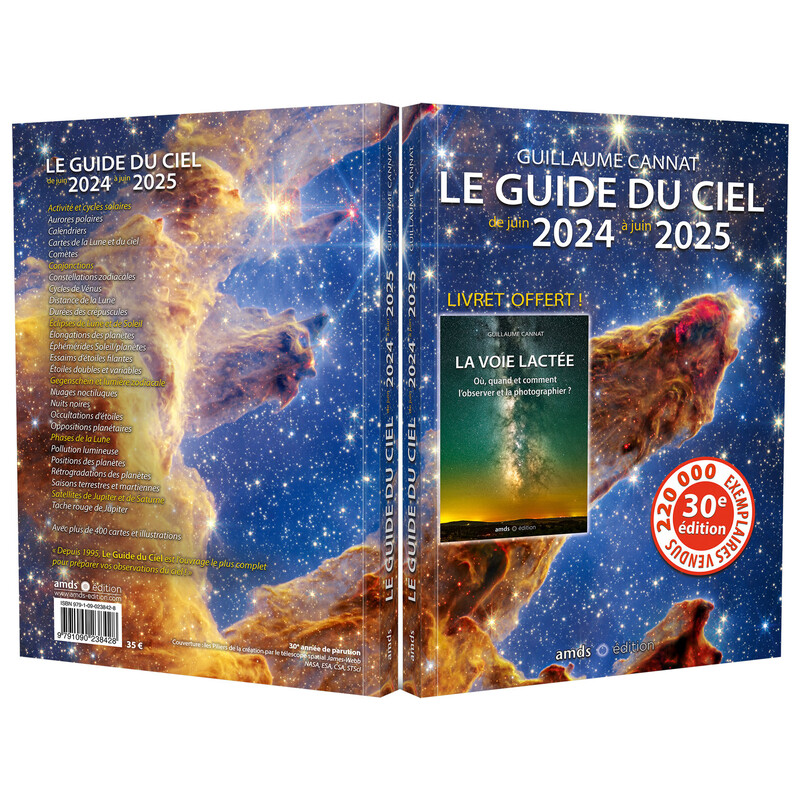 Amds édition  Jaarboek Le Guide du Ciel 2024-2025