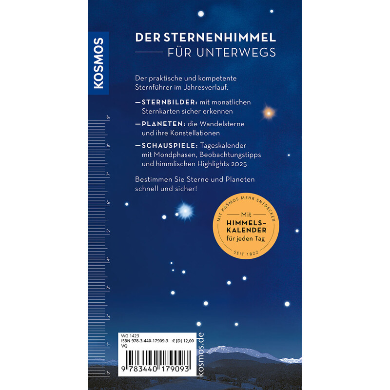 Kosmos Verlag Jaarboek Was tut sich am Himmel 2025
