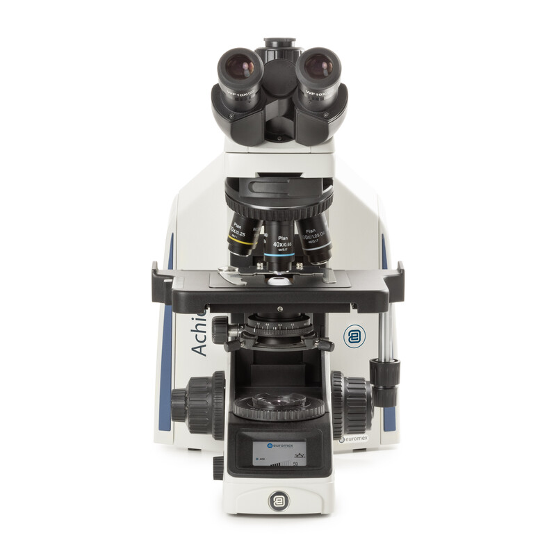 Euromex Microscoop Achios-X Observer, AX.1152-PLi, trino, EWF 10x/22 mm, plan PLi 4/10/S40/S100x oil IOS, 3 W NeoLED™