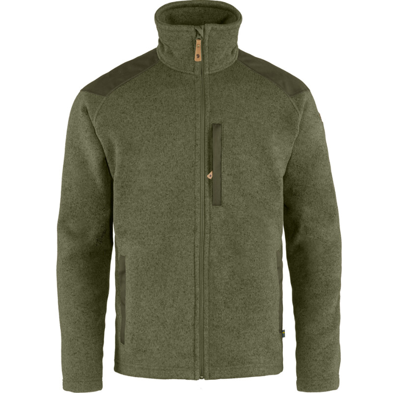 Fjällräven Buck Fleece M, 625-662 Laurel Green-Deep Forest, XXL