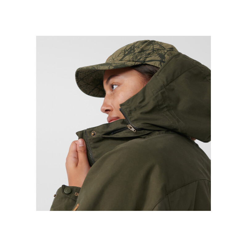 Fjällräven Forest Hybrid Jacket W, 633 Dark Olive, M