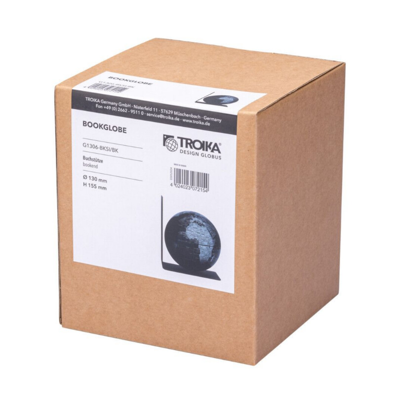 TROIKA BookGlobe Black Single 13cm