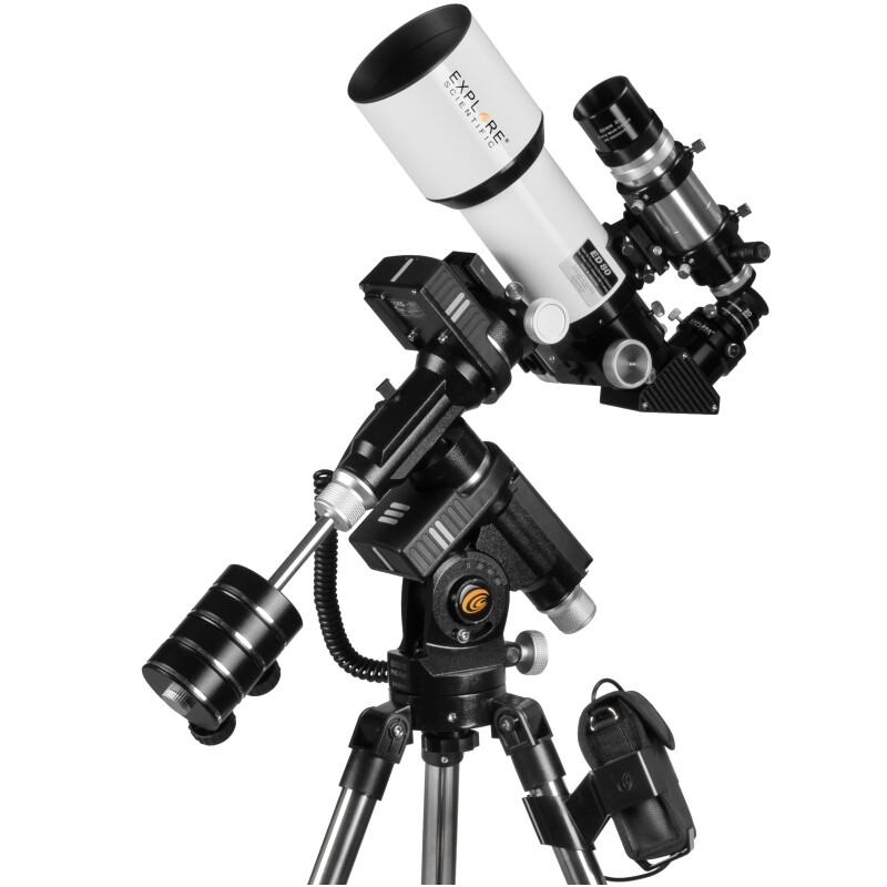 Apochromatische refractor AP 80/480 ED Alu iEXOS-100 PMC-8 Wi-Fi GoTo