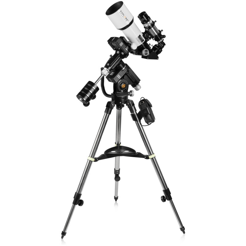 Apochromatische refractor AP 80/480 ED Alu iEXOS-100 PMC-8 Wi-Fi GoTo