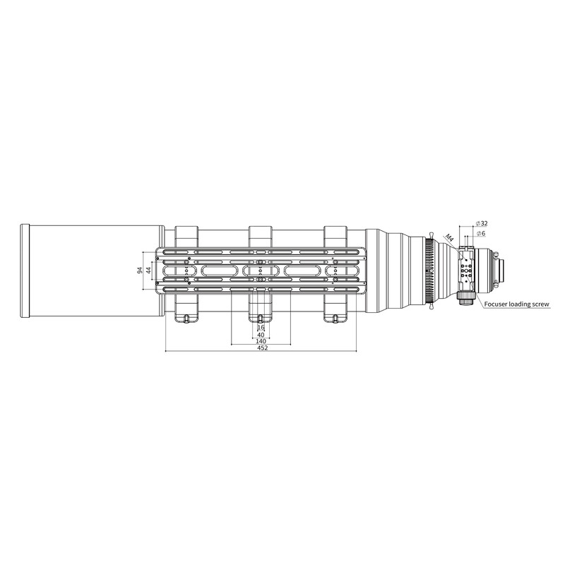 Askar Apochromatische refractor AP 203/1421 OTA